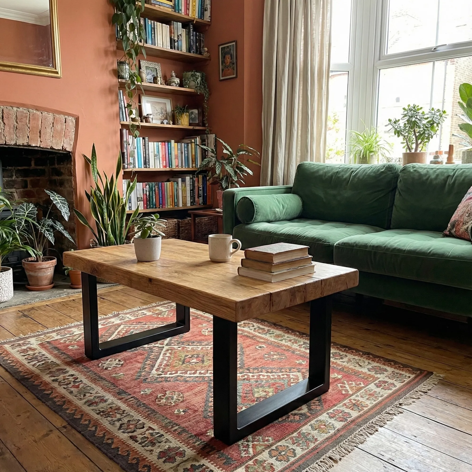 Modern Solid Wood Coffee Table - view 5